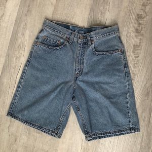 Levi's Vintage 550 Relaxed Fit Blue Denim Shorts